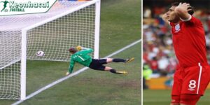 Bàn thắng gây tranh cãi trong lịch sử môn thể thao vua 1 Vòng 1/8 World Cup 2010 chứng kiến tình huống gây tranh cãi giữa Anh và Đức